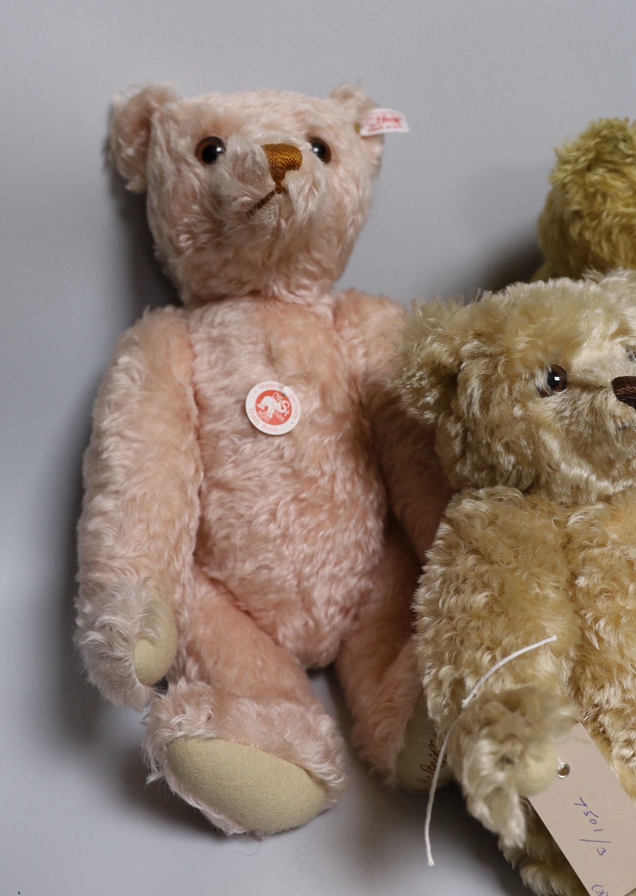 Two Steiff Teddy bears including Teddy Rose, and a Humble Crumble Teddy bear, ‘Archie’